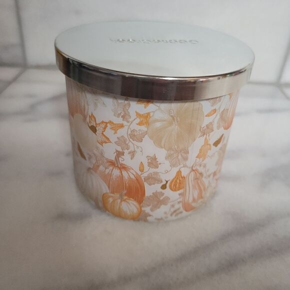 GOOSE CREEK  VANILLA PUMPKIN WAFFLE SOY WAX  LARGE 3-WICK CANDLE 14.5 oz - Picture 5 of 6